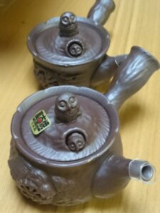 ふくろうのカラクリ急須